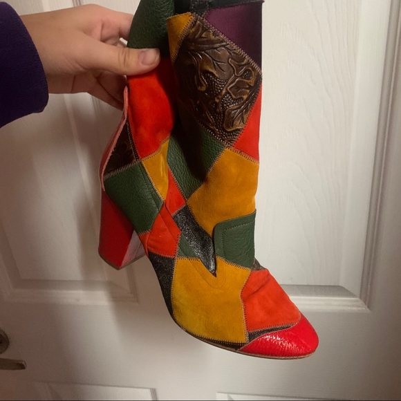 Vivienne Westwood 2019 Patchwork Boots - Picture 4 of 5